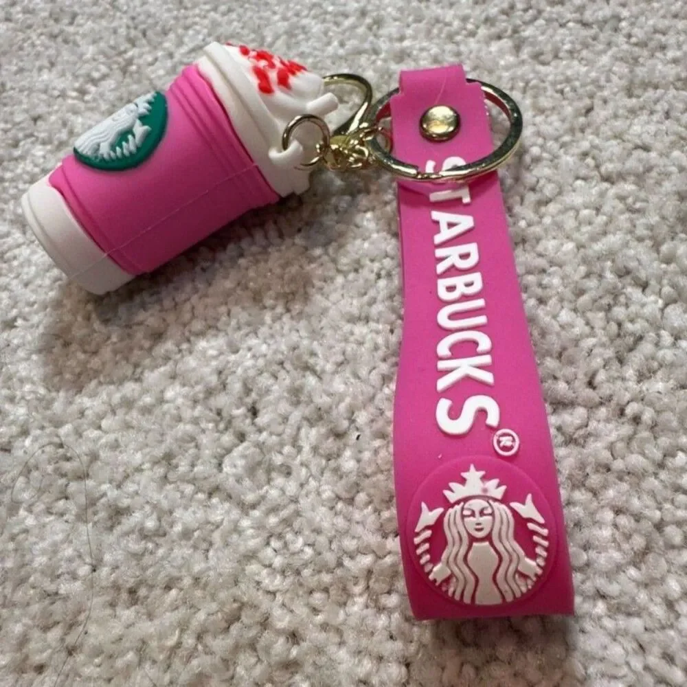 NWOT Starbucks Bearista Frappe Keychain